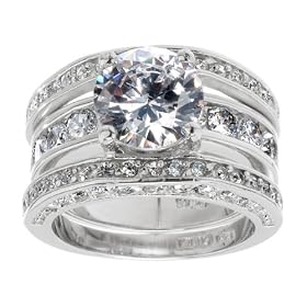 Kristina's CZ Ring Set