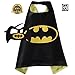 4 PACK Satin Superhero CAPE & MASK SETS - Boys, Girls, Children