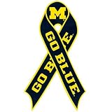Michigan Wolverines Repositionable Ribbon Decal