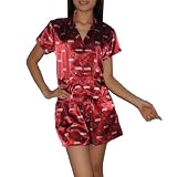 2PC SLEEPWEAR SET: NFL Arizona Cardinals Womens Gorgeous Pajama / Loungewear Set - Red (Size: S)
