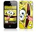 MusicSkins  iPhone 4 用液晶保護フィルム  Spongebob SquarePants - Expressions  iPhone 4  MSIP4G1087