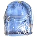 K-Cliffs Clear PVC School Backpack/ Outdoor Backpack with Blue Back Panel