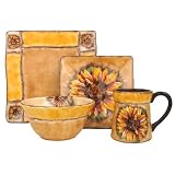 Tuscan Sunflower Dinnerware Set