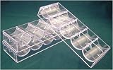 Acrylic Poker Chip Racks (Set of 3)