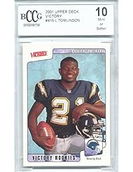 Collectibles: 2001 Upper Deck Victory Ladainian Tomlinson Rookie BCCG 10 - Upper Deck