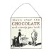 Hand Over The Chocolate Metal Wall Sign