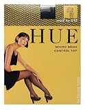 Hue Womens Sheer Micro Mesh Control Top Pantyhose