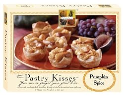 The Perfect Bite Co  Pastry Kisses- Pumpkin Spice, 12 Count Tray, 8-Ounce Box (Pack of 4)