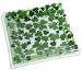 Peggy Karr Shamrocks 10-Inch Handmade Art Glass Plate