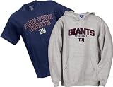 New York Giants Youth Belly Banded Hooded Sweatshirt and T-Shirt Combo Pack