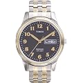 Timex Men's T26481 Elevated Classics Two-Tone Stainless Steel Expansion Band Watch