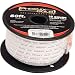 Phoenix Gold 16 Gauge Speaker Wire with Speaker Pins 50' Spool White CL3 Rated