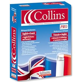 Collins Pro : Fran�ais - Anglais - Fran�ais, inclus dictionnaire monolingue et thesaurus