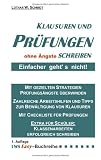 Klausuren und Pruefungen ohne Aengste schreiben