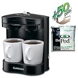 Cuisinart ® Commercial 2-cup Coffeemaker - Black (includes 50 World Blend Regular Pods)