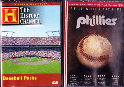 Philadelphia Phillies Vintage World Series Films , The History Channel Modern Marvels Baseball Parks : 2 Pack