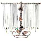 Copper Necklace Holder, Necklace Organizer, Jewelry Stand