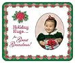 Holiday Hugs for Great Grandma - Photo Magnet Frame