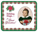 Holiday Hugs for Great Grandma - Photo Magnet Frame