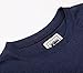 Beautiful Giant Jacquard Pocket T-Shirt Crew-Neck Short Sleeve Navy TEE