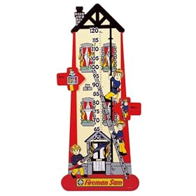 Fireman Sam Wooden Height Chart