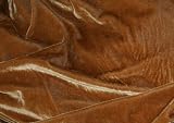 Camel Brown Velvet Velour Fabric 2 Yards At 60 Wide