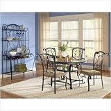 Rosemeade Round Dining Table in Gunmetal