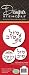 Designer Stencils C572 Mazel Tov Hebrew Cookie Stencil Tops, Beige/semi-transparent