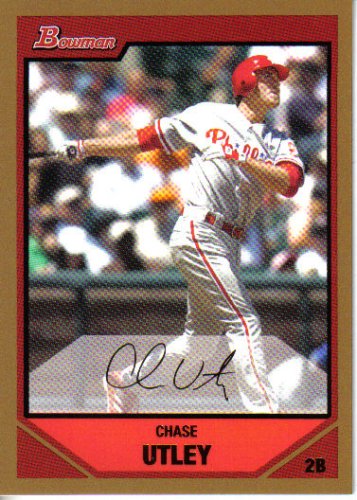 Buy 2007 Bowman Gold 181 Chase Utley Philadelphia Phillies (Baseball Cards) by Baseball Cards