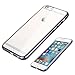 iPhone 6s Case, iPhone 6 Case, E-JOY® Premium Ultra Slim [0.3mm] Lightweight TPU Soft Transparent Crystal Clear back panel + [Electroplate] Plating TPU bumper Case Cover Shell (Plating Claer/Black)
