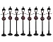 Lemax Christmas Village Gas Lantern Street Lamp Set of 8 Battery Operated (4.5V) - 64500