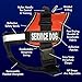 barkOutfitters Service Dog Vest Harness + 50 ADA Info Cards Kit (Red, (30