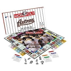 Houston Astros MLB NL Champs Monopoly by USAopoly