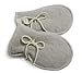 LANACARE Organic Merino Wool Baby Mittens, Soft Grey, size 86 (1-2 yr)