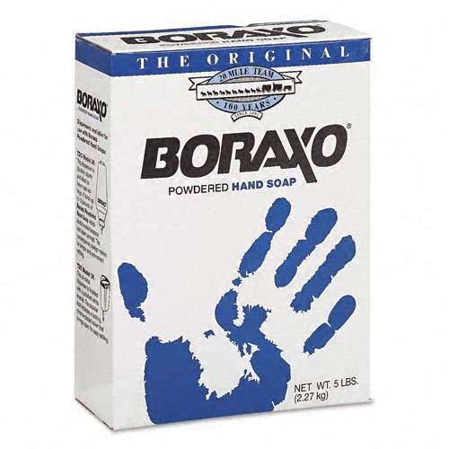 Dial Prof Boraxo Powdered Original Hand Soap, Unscented Powder, 5Lb Box