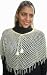 Handmade Lightweight Poncho - Pastel Yellow (Petite Size, 100% Crocheted Entirely By Hand)