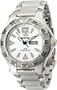 REACTOR Men's 53002 Gamma Silver Dial Stainless Steel Bracelet Watch