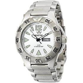 REACTOR Mens Gamma Silver Dial Stainless Steel Bracelet Watch #53002 by REACTOR
