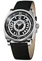 Golana - AD10.1 - Advanced - All Terrain  - Montre Homme Acier - Automatique Analogique - Dateur - Cadran Noir - Bracelet Cuir Noir