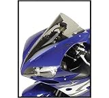 Zero Gravity Double Bubble Windscreen - Yamaha YZF600R - Fits Years: 1996 to 2007 - Dark Smoke Fits Years 1996 to 2007