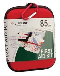 Lifeline 85 Piece First Aid Kit (Red)