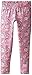 Dream Star Little Girls' Floral Print Legging