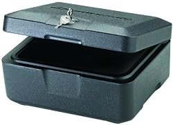 SentrySafe 500 FIRE-SAFE Box, 0.15 Cubic Feet, Black