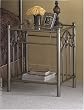Kensington Nightstand In Tarnished Copper Finish By Fashion Bed Group