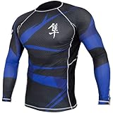 Hayabusa Metaru 47 Silver Rashguard Long Sleeve Shirt