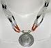 Necklaces Amulet Silver Multi Gemstone Jewelry 19.25 Inches