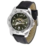 Western Michigan Broncos NCAA AnoChrome Sport Mens Watch (Leather Band)