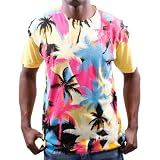 CHRISITAN AUDIGIER Ed Hardy Palm Tree Miami Vice Mens T-Shirt