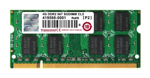 Transcend TS512MSQ64V6N Arbeitsspeicher 4GB (667 MHz, CL5) SO-DIMM DDR2-RAM