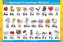 Uppercase & Lowercase Alphabet Teach-Me Mat (Brighter Child: Edu-Slates)